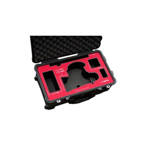  Adorama Jason Cases Protective Case for Fujinon 19-90mm T2.9 Cabrio Lens, Red Overlay FU1990RE