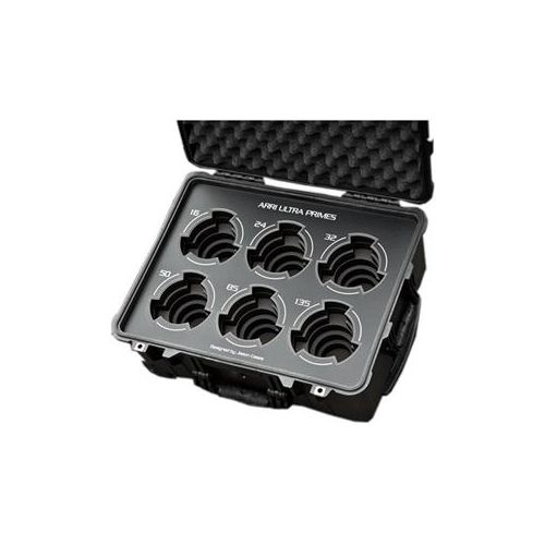  Adorama Jason Cases Protective Case with Foam for Set of 6 Arri Ultra Prime Lenses ARULTRABK