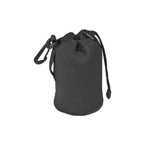  Adorama LensCoat LCLPSWBK Neoprene Lenspouch Bag, Small Black LCLPSMWBK