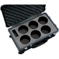 Adorama Jason Cases Protective Case for Set of 6 Zeiss CP.2 Lenses, Compact ZECP26LCPL