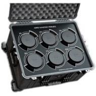 Adorama Jason Cases Protective Case for Set of 6 Arri Zeiss Master Prime Lenses ARMA6LBK