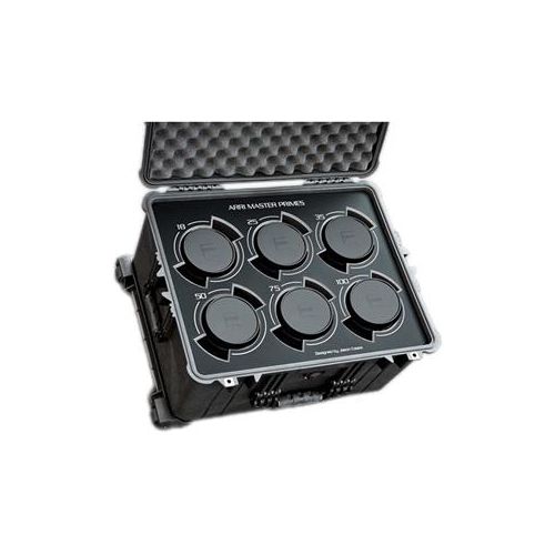  Adorama Jason Cases Protective Case for Set of 6 Arri Zeiss Master Prime Lenses ARMA6LBK