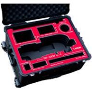 Adorama Jason Cases Protective Case for Canon 50-1000mm Lens, Red Overlay CA501000RE