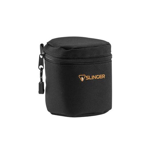  Adorama Slinger Soft Lens Case Small, 5 x 86mm, Black B1010P