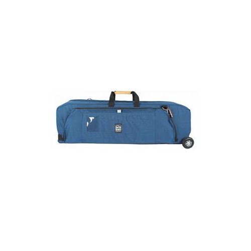  Adorama Porta Brace Carrying Case with Removable Off-Road Inline Skate Wheels, Blue WCS-3OR