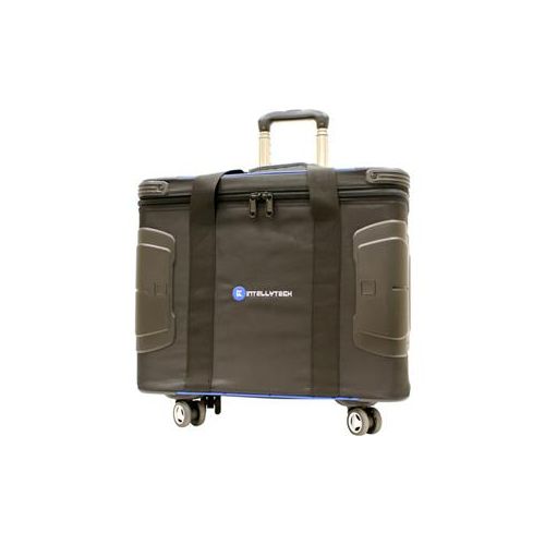  Adorama Intellytech IT-C2.1 Hard Carrying Case with Rails & Wheels for Two 1x1 LED Light 175020