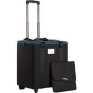 Adorama Tenba Transport Car Case with Wheels for Three 1x1 LED Panel, Black 636-553