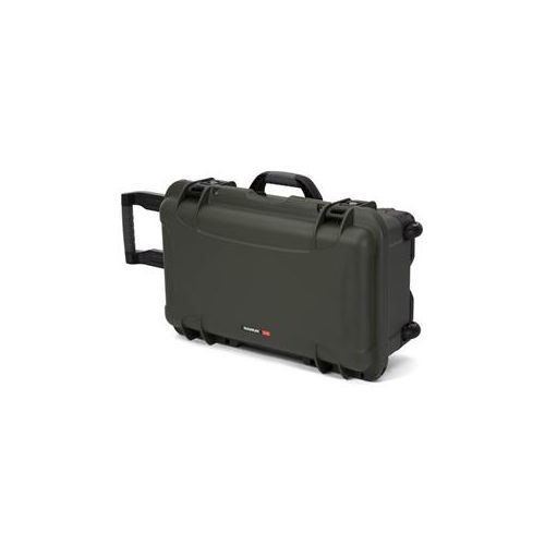  Adorama Nanuk Media Series 935 Wheeled Waterproof Hard Case with Foam Insert, Olive 935-EDSLR6