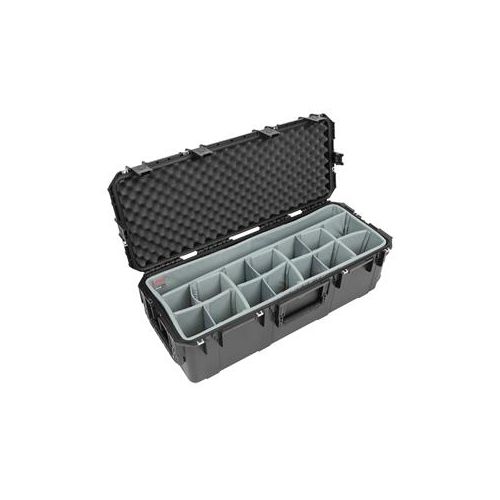  Adorama SKB iSeries 3i-3613-12 Case with Dividers & Lid Foam, Black/Gray 3I-3613-12DT