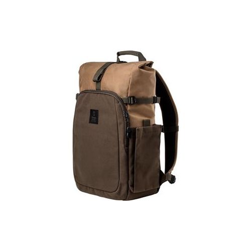  Adorama Tenba Fulton 14L Backpack for Mirrorless or DSLR Camera & 3-4 Lenses, Tan/Olive 637-724