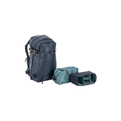 Adorama Shimoda Explore 40 40 Liter Adventure Camera Backpack Starter Kit, Blue Nights 520-003