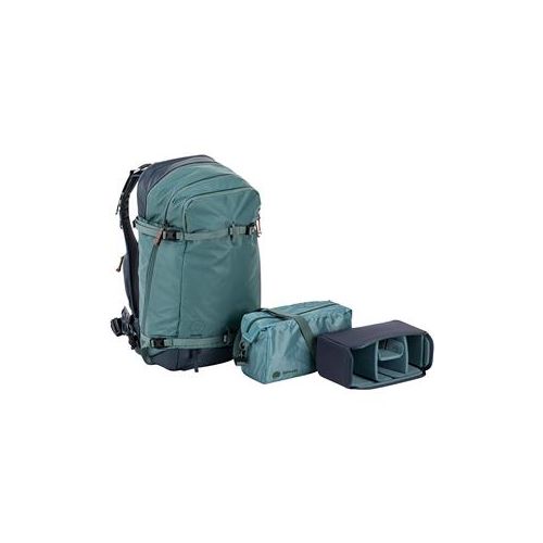  Adorama Shimoda Explore 40 40 Liter Adventure Camera Backpack Starter Kit, Sea Pine 520-004