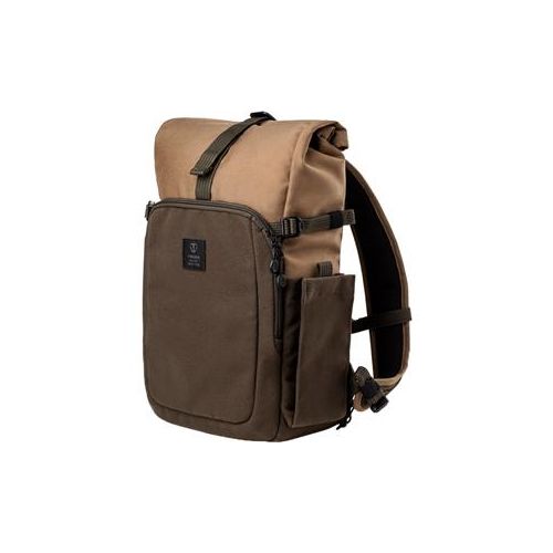  Adorama Tenba Fulton 10L Backpack for Mirrorless or DSLR Camera & 3-4 Lenses, Tan/Olive 637-722