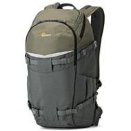 Adorama Lowepro Flipside Trek BP 350 AW Backpack, for Camera, DJI Mavic, Gray/Dark Green LP37015