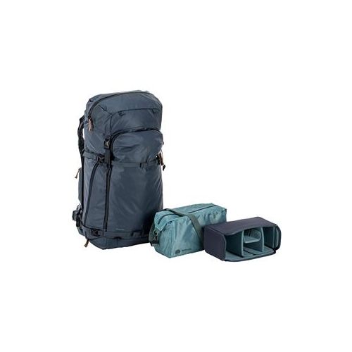  Adorama Shimoda Explore 60 60 Liter Adventure Camera Backpack Starter Kit, Blue Nights 520-013