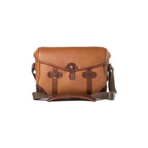  Adorama Barber Shop Pageboy Messenger Camera Bag, Small, Grained Brown Leather BBS-PB-5