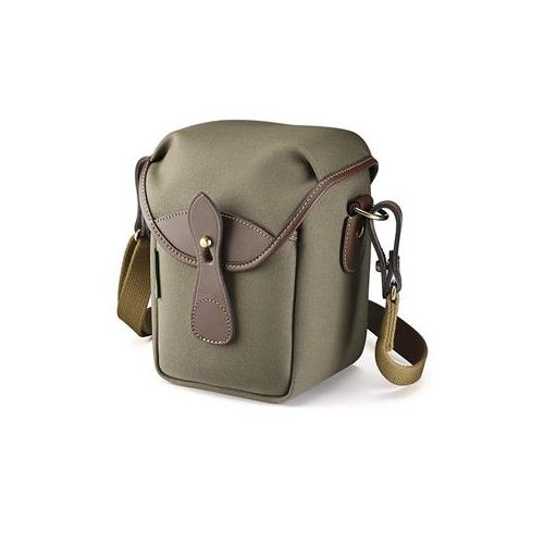  Adorama Billingham 72 Small Camera Bag, Sage Fibrenyte and Chocolate Leather BI 500148-54