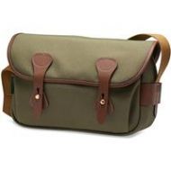 Adorama Billingham S3 Shoulder Bag, Sage FibreNyte/Chocolate Leather BI 501548-54