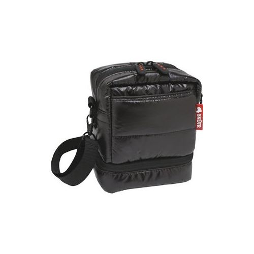  Adorama Skutr Bag for Fujifilm Instax and Polaroid 300 Series Camera, Puffy, Black CB3-BK