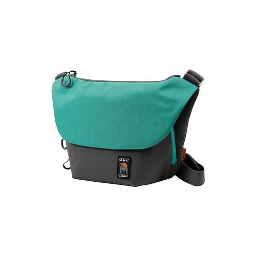  Adorama Ape Case AC580 Large Tech Messenger Case for Camera/DSLR System, Gray & Teal AC580T