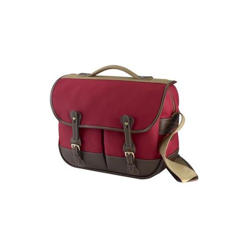  Adorama Billingham Eventer Camera Bag, Burgundy Canvas/Chocolate Leather BI 504514-54