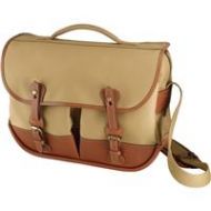 Adorama Billingham Eventer Camera Bag, Khaki Canvas/Tan Leather BI 504533-70