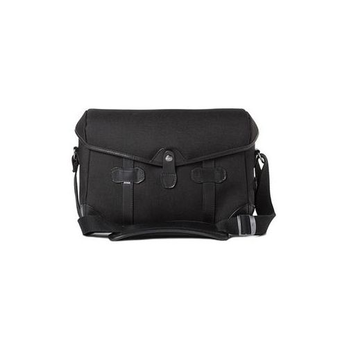  Adorama Barber Shop Pageboy Messenger Camera Bag, Small, Black Cordura & Leather BBS-PB-3