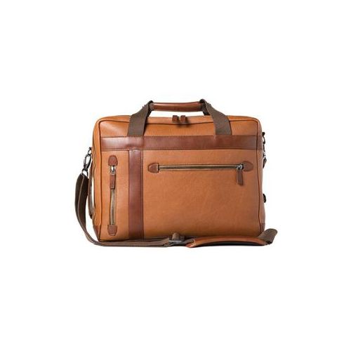  Adorama Barber Shop Undercut Convertible Camera Bag, Grained Brown Leather BBS-UC-5