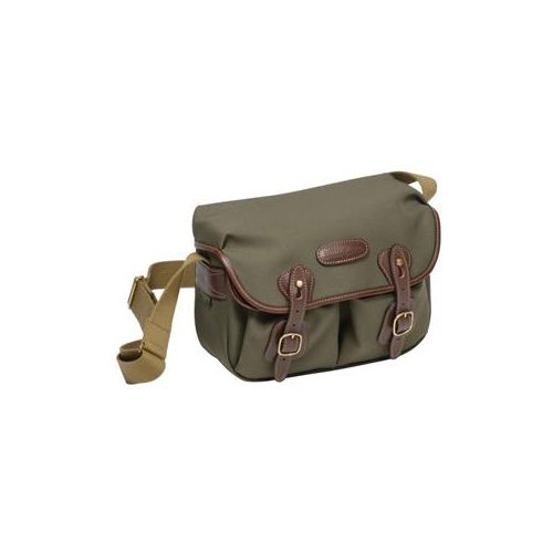  Adorama Billingham Hadley Small Shoulder Bag, Sage with Chocolate Leather Trim BI 503348-54