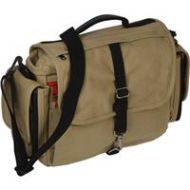 Adorama Domke Journalist Series Herald Canvas Camera Bag, Khaki/Black J-HERAL-VK