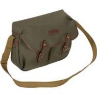 Adorama Billingham Hadley Shoulder Bag, Large, Sage with Chocolate Leather Trim BI 503548-54