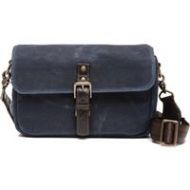 Adorama ONA The Bowery Leather/Waxed Canvas Camera Messenger Bag, Oxford Blue ONA5-014NVY