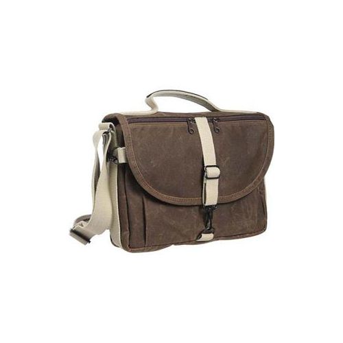  Adorama Domke F-803 Camera Satchel Bag, Ruggedwear Canvas, Brown Waxwear 70183A