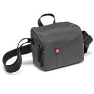 Adorama Manfrotto NX Shoulder Bag I V2 for Mirrorless Camera & 2 Lenses, Grey MB NX-SB-IGY-2