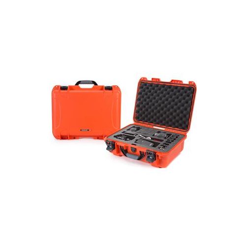  Adorama Nanuk Media Series 925 Waterproof Hard Case with Foam Insert, Orange 925-EDSLR3