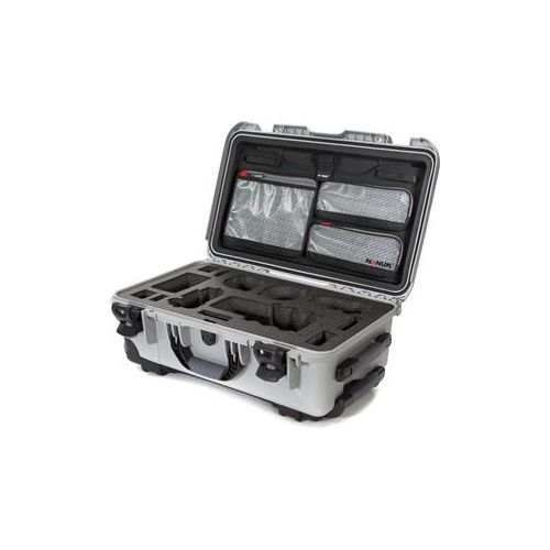  Adorama Nanuk 935 Wheeled Hard Case with Foam Insert for Sony A7R, Silver 935-SON5