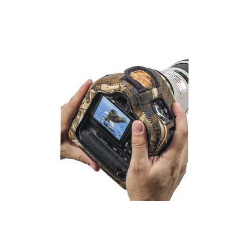  Adorama LensCoat BodyGuard Compact CB (Clear Back) with Grip, Realtree Max4 HD LCBGCGCBM4