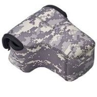 Adorama LensCoat Neoprene BodyBag Compact with Lens - Army Digital Camo LCBBCLDC