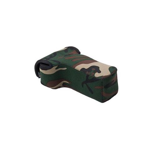  Adorama LensCoat BodyBag Compact Telephoto, Forest Green Camo LCBBCTFG