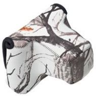 Adorama LensCoat Neoprene Pro BodyBag with Lens, Realtree Snow LCBBPLSN