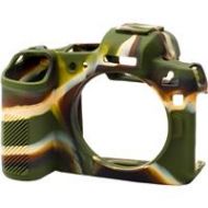Adorama easyCover Silicone Camera Protection Cover for Canon R, Camouflage EA-ECCRC