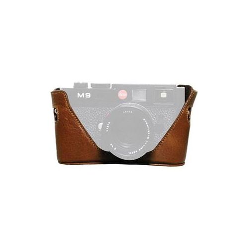  Adorama Black Label Bag Leica M8/M9 Camera Half Case, Brown BLB303BRN