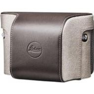 Adorama Leica Ever-Ready Canvas/Leather Case for X (Typ 113) Camera, Country, Taupe 18832