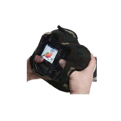  Adorama LensCoat BodyGuard Pro CB (Clear Back) Camera Body Cover, Forest Green Camo LCBGPCBFG