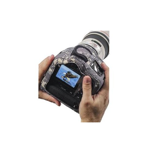  Adorama LensCoat BodyGuard Compact CB (Clear Back) with Grip, Digital Camo LCBGCGCBDC