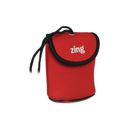  Adorama Zing Red Neoprene Case for Medium Point/Shoot Cameras 563202