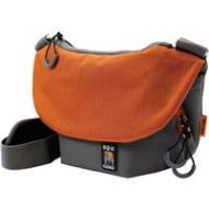 Adorama Ape Case AC560 Tech Messenger Case for Camera/DSLR System, Gray & Orange AC560OR