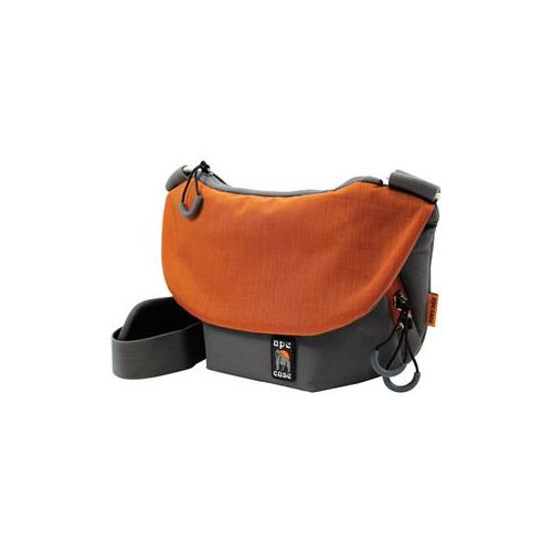  Adorama Ape Case AC560 Tech Messenger Case for Camera/DSLR System, Gray & Orange AC560OR