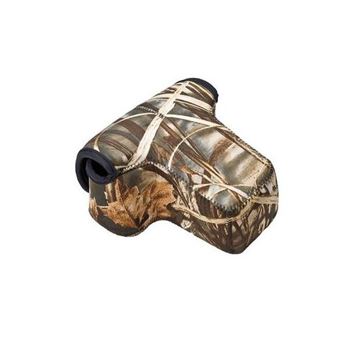  Adorama LensCoat Neoprene BodyBag with Lens Cover, Realtree Max4 LCBBLM4