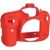 Adorama easyCover Silicone Protection Case for Canon EOS 7D Mark II Camera, Red EA-ECC7D2R